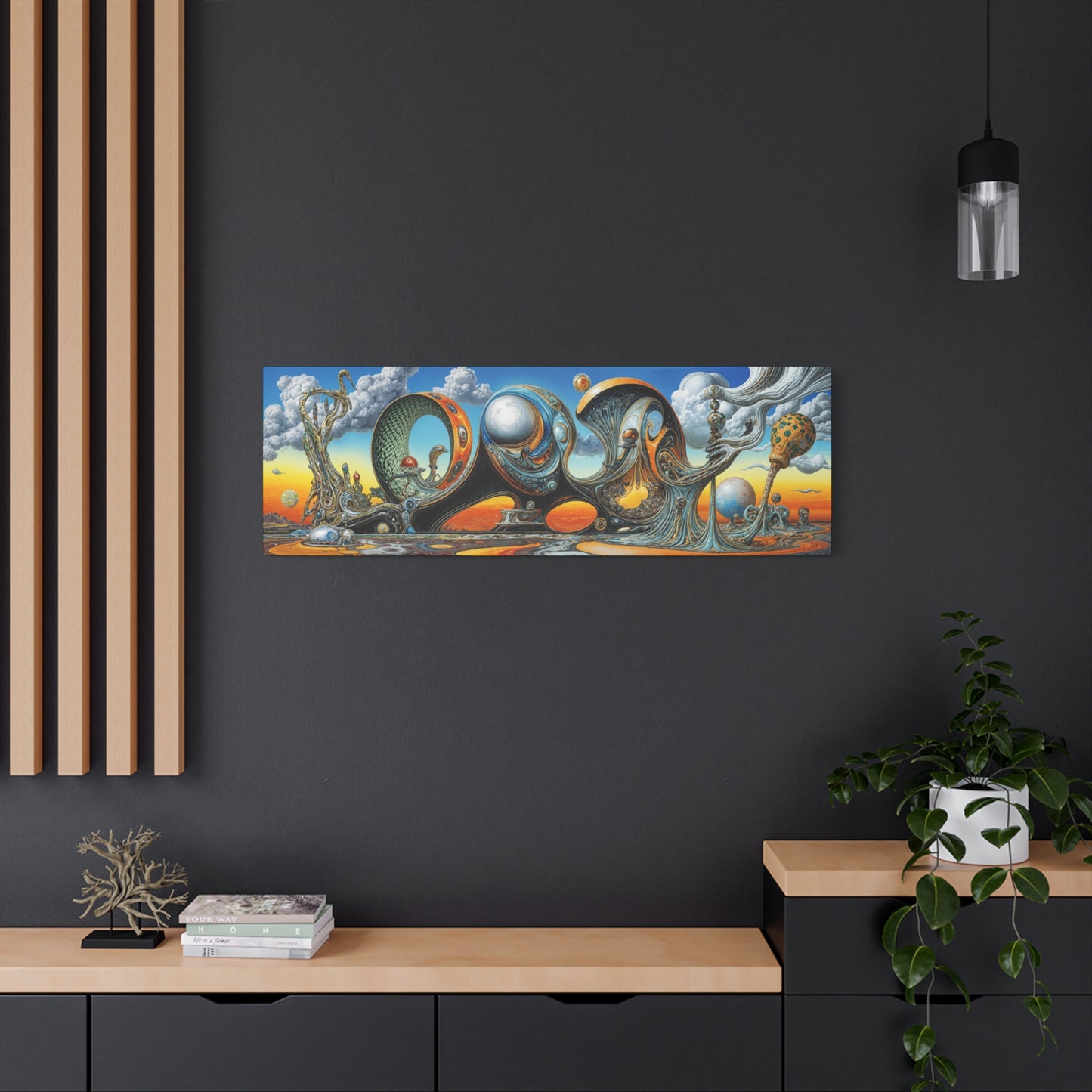 Palimpsest Horizons - Canvas Print