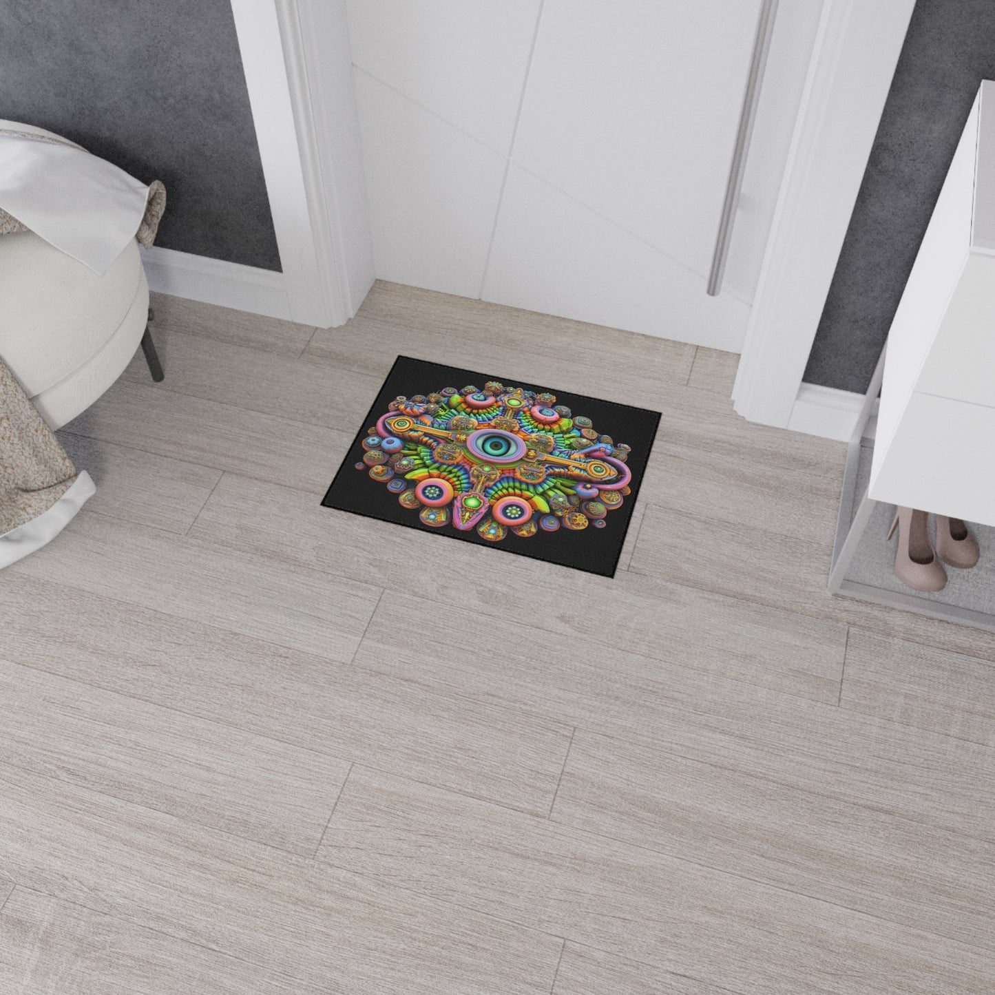 Galactic Eye of Harmony - Heavy Duty Floor Mat