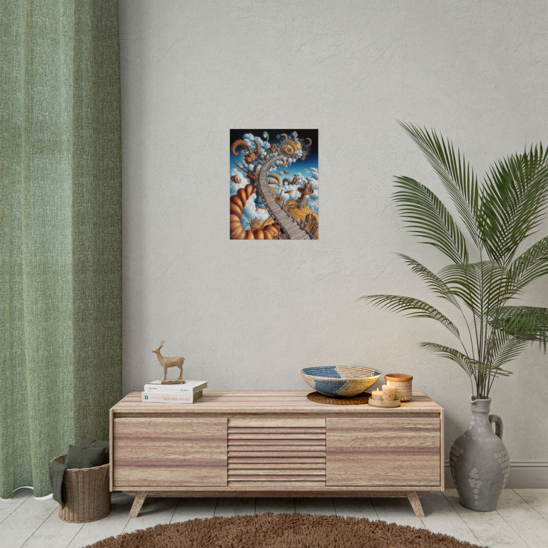 Nimbusward Pilgrim Trail - Rolled Poster