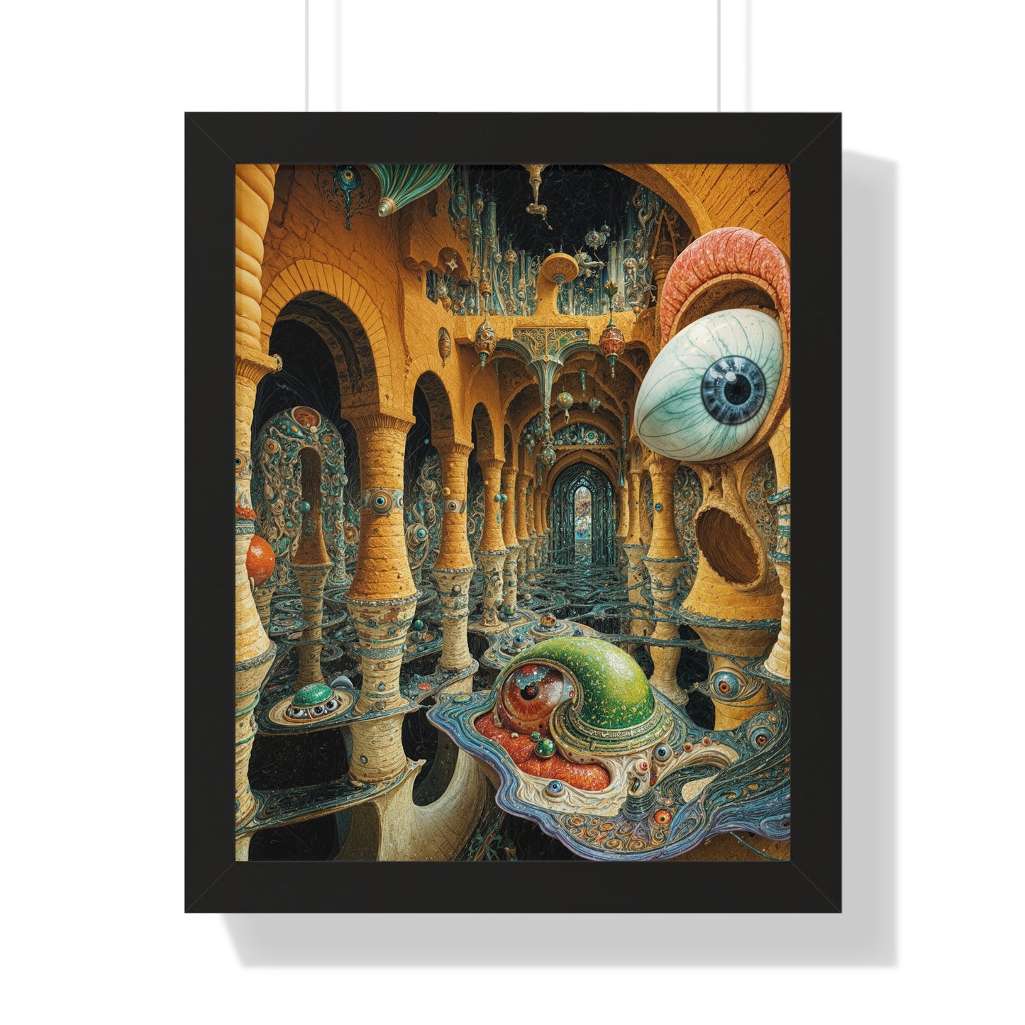 Spirewoven Canticles - Framed Art Print