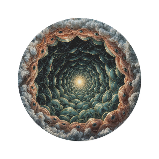 Celestial Eye of Infinity - Round Rug