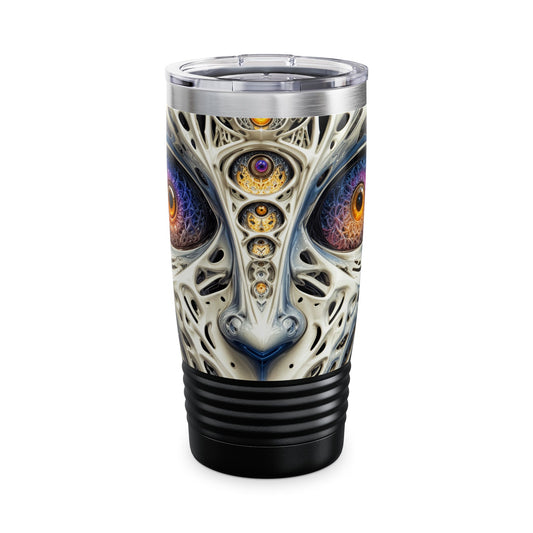 Luminous Gaze of Twisted Realms - Stainless Steel Tumbler