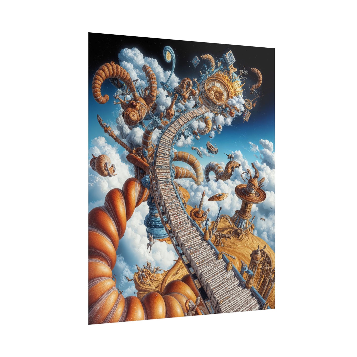Nimbusward Pilgrim Trail - Rolled Poster