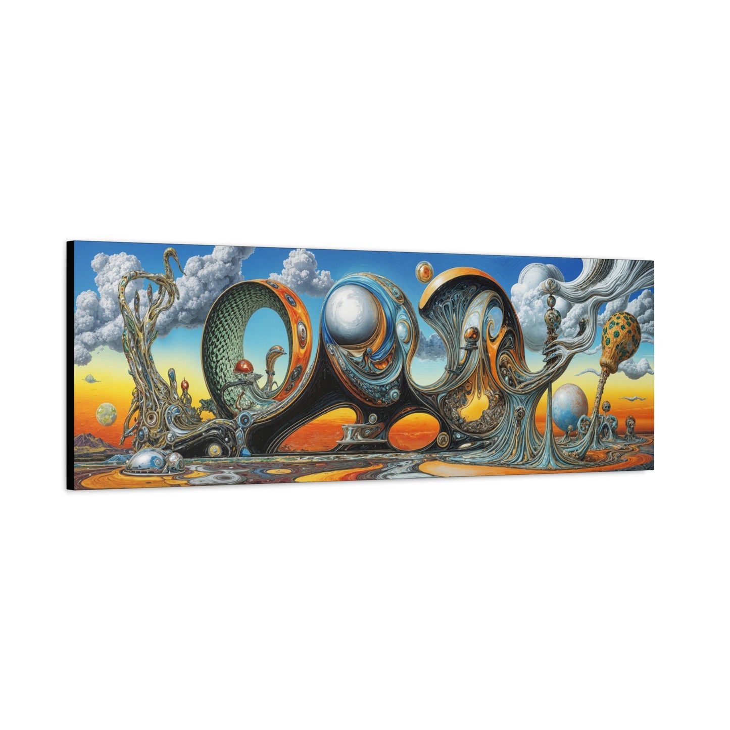 Palimpsest Horizons - Canvas Print