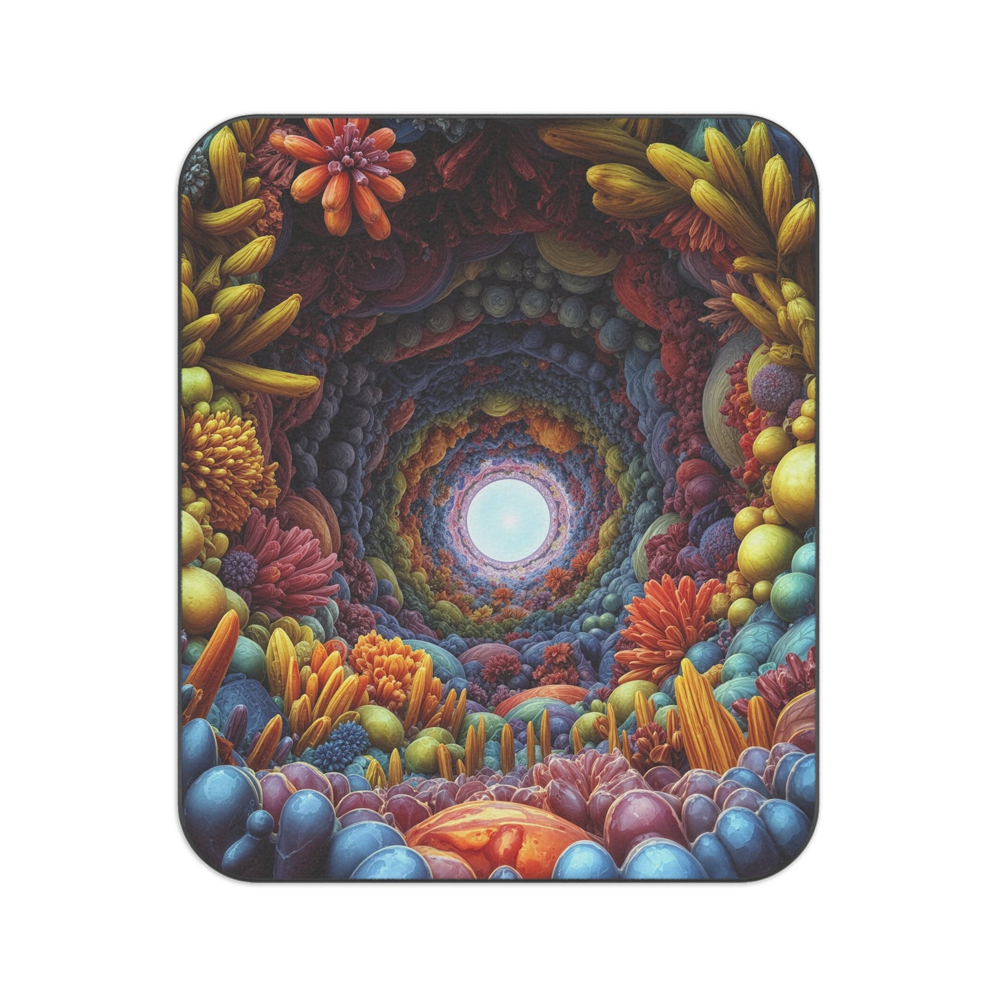 Bloom of the Infinite Spiral - Picnic Blanket