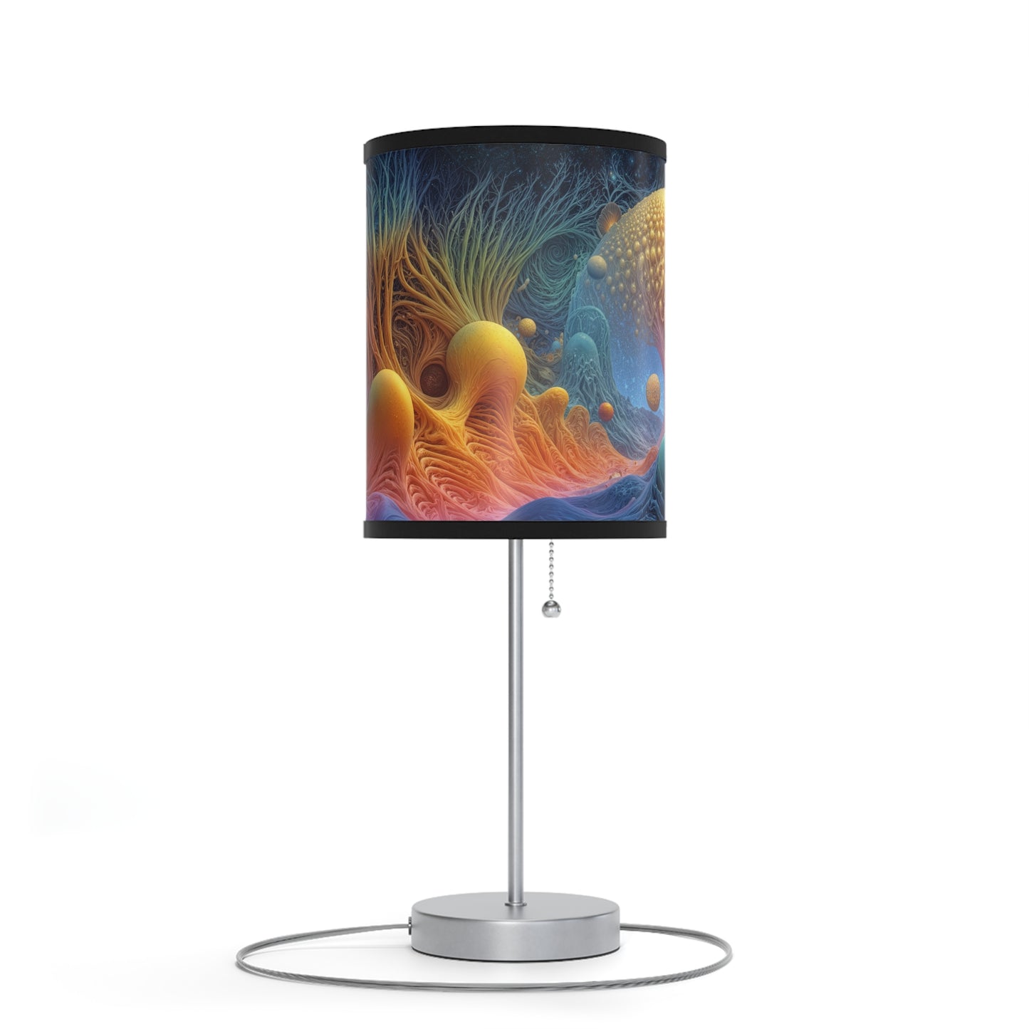 Ethereal Cavern of Celestial Waves - Lamp on a Stand