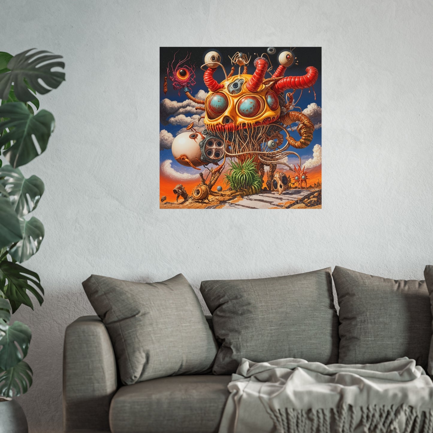 Mycelial Skyforge - Art Poster