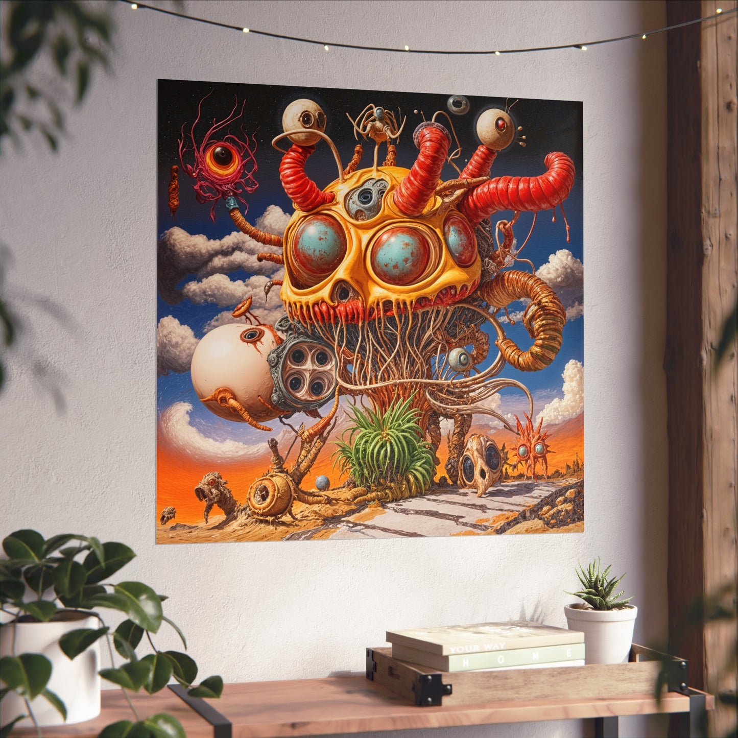 Mycelial Skyforge - Art Poster