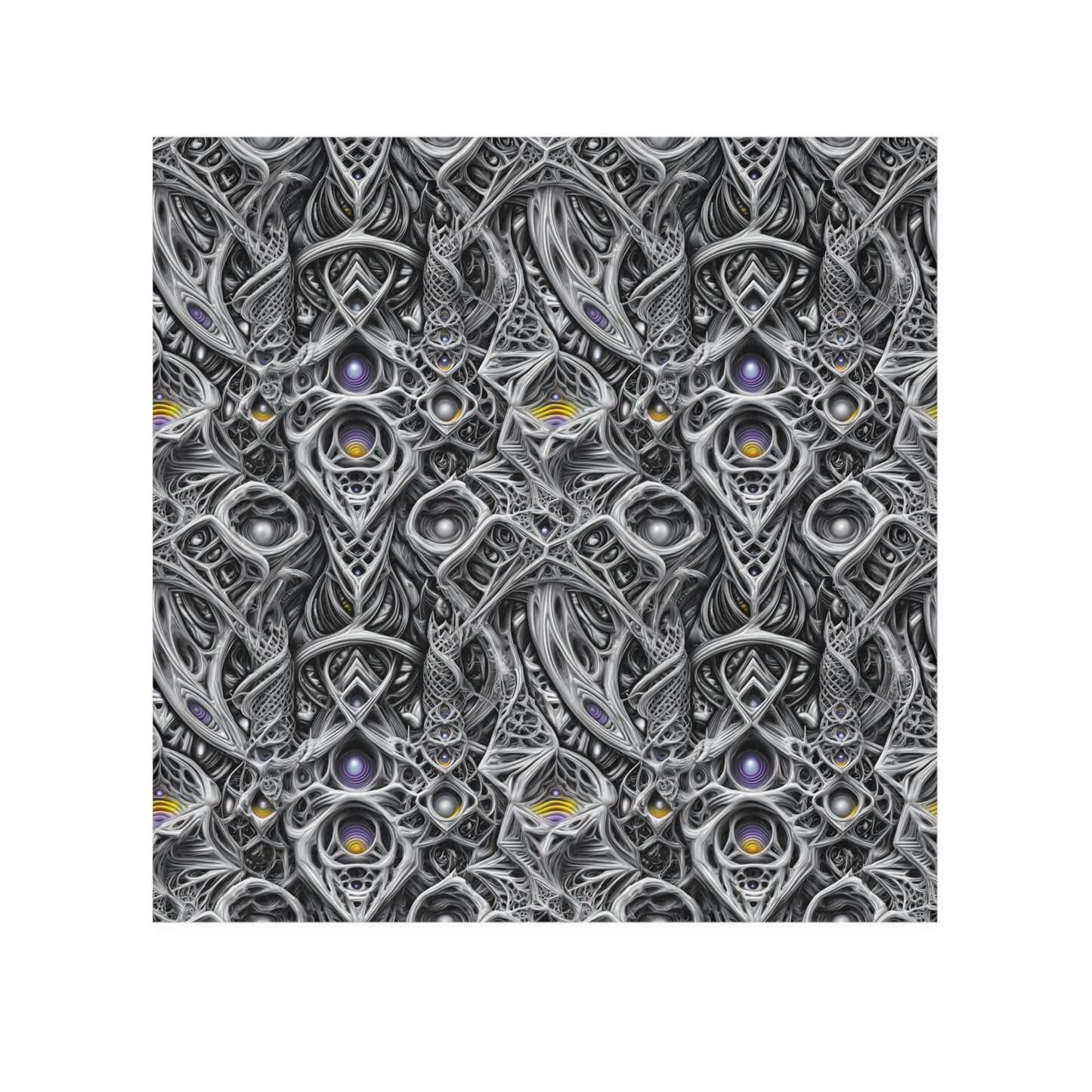 Whispering Labyrinth of Veils - Face Towel