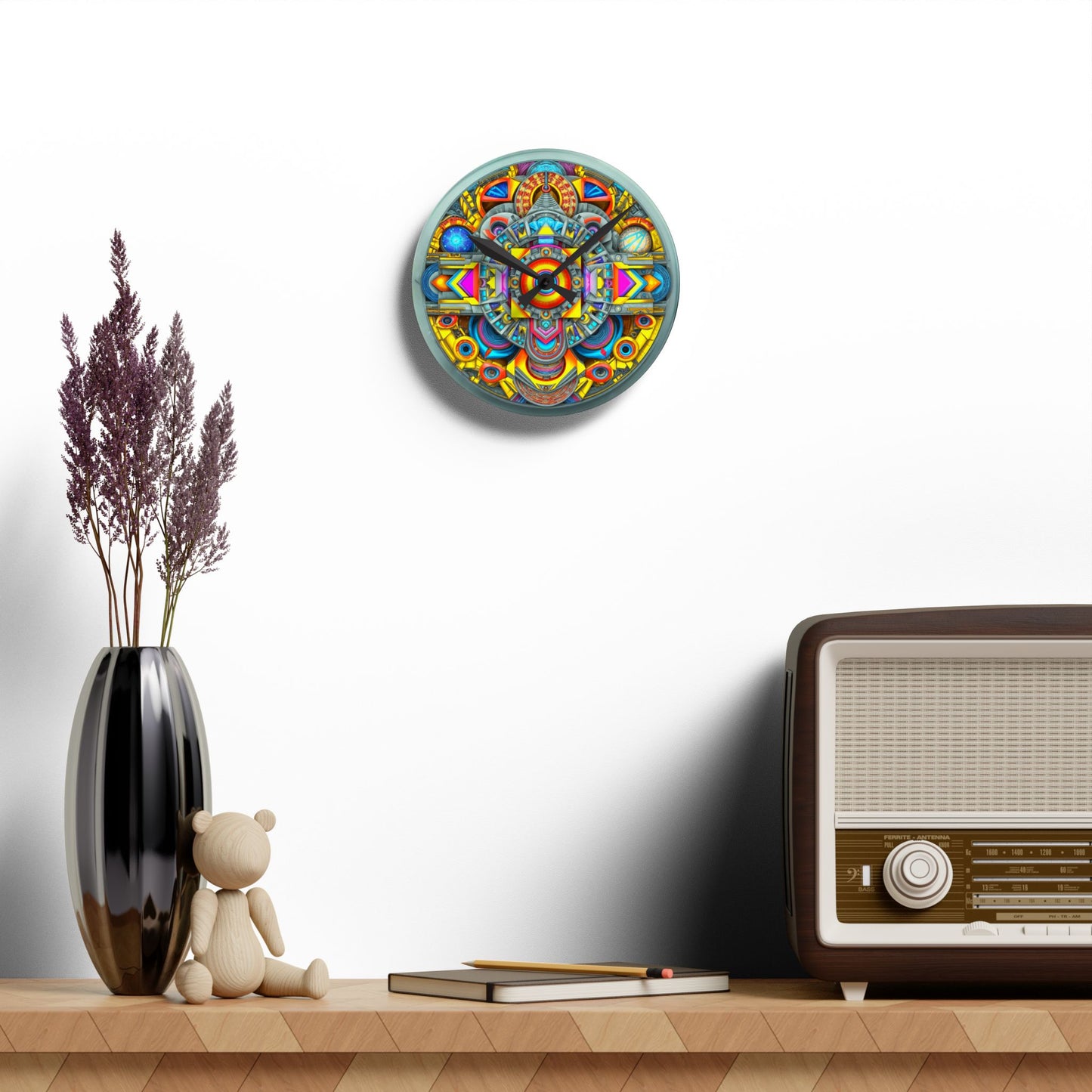 Chromatic Vortex of Eternity - Wall Clock