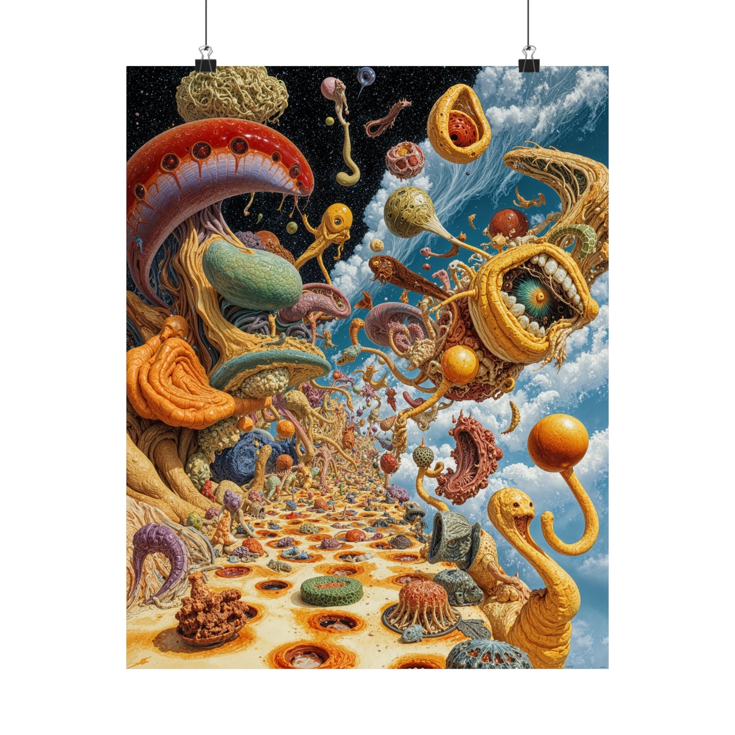 Sporestorm Cartography - Matte Finish Poster