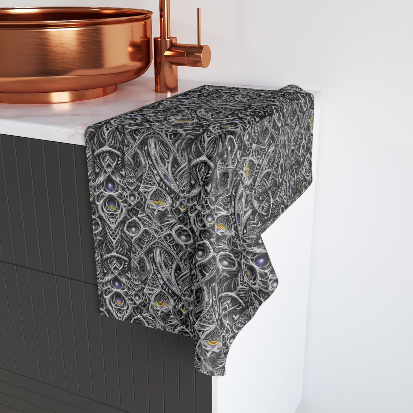 Astral Weave of Illusions - Hand Towel