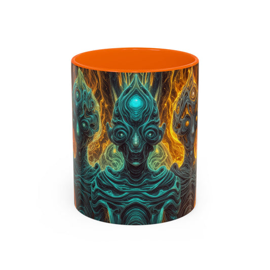 Ethereal Guardians of Luminescence - Coffee Mug 15oz