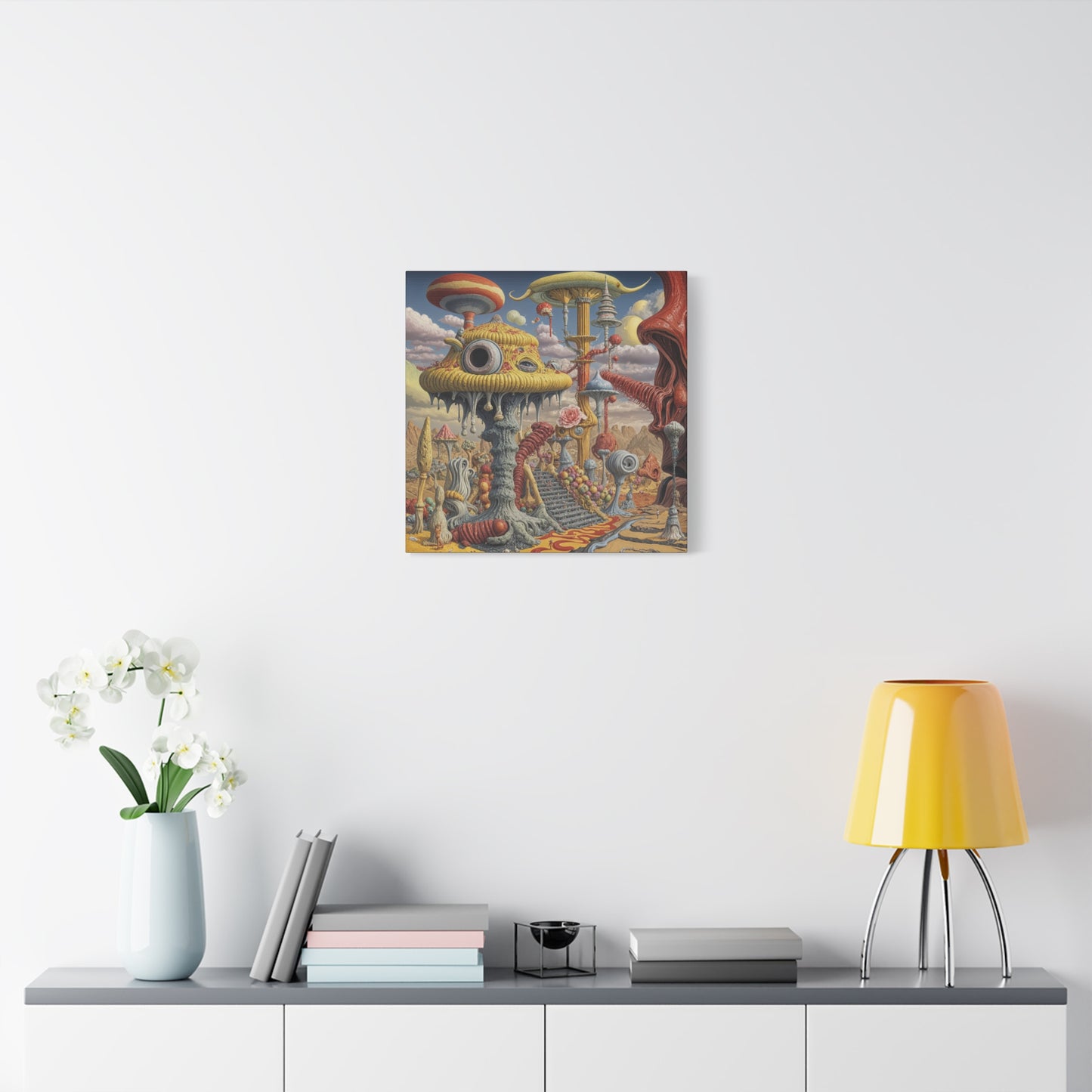 Mused by Fungal Cathedra - Canvas Print