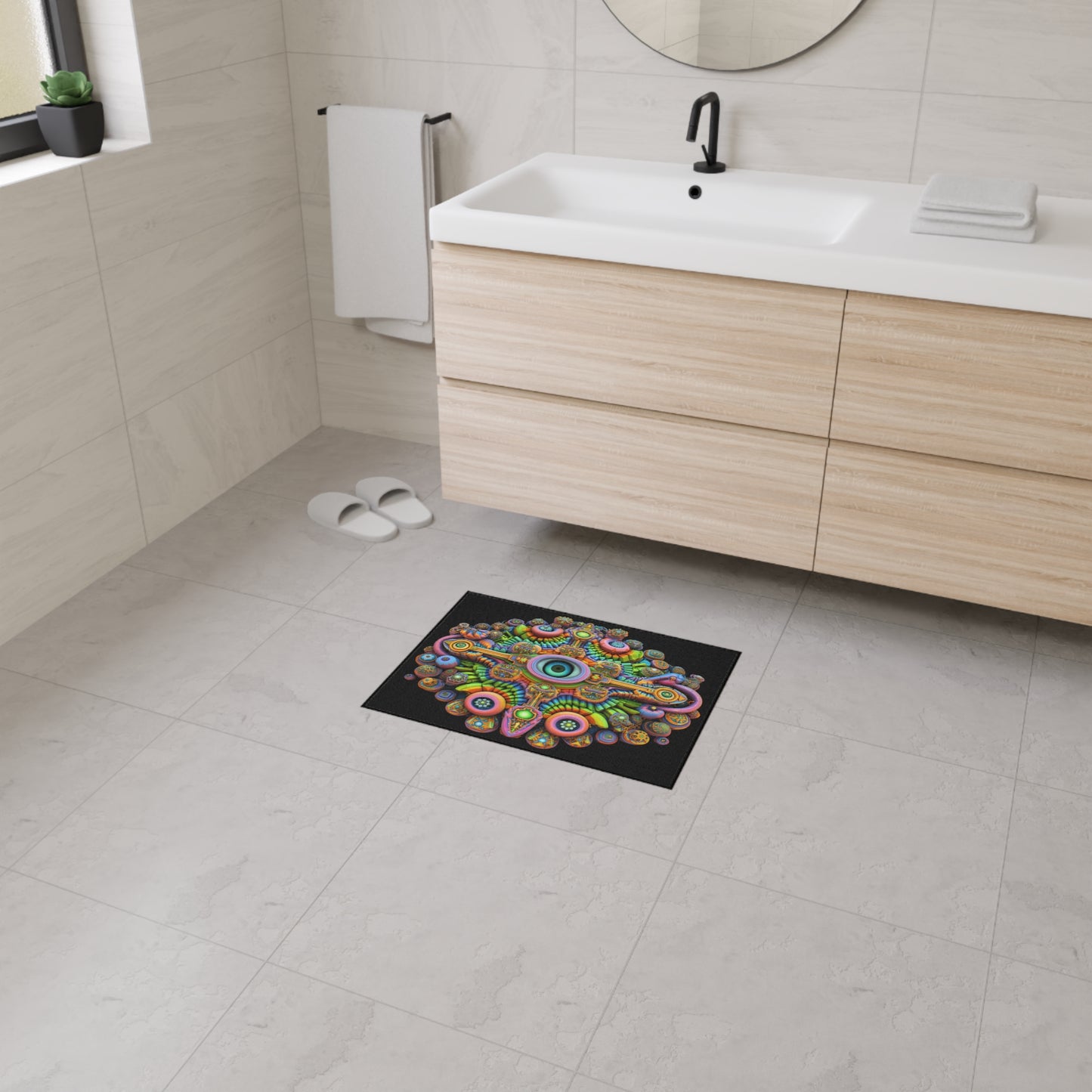 Galactic Eye of Harmony - Heavy Duty Floor Mat