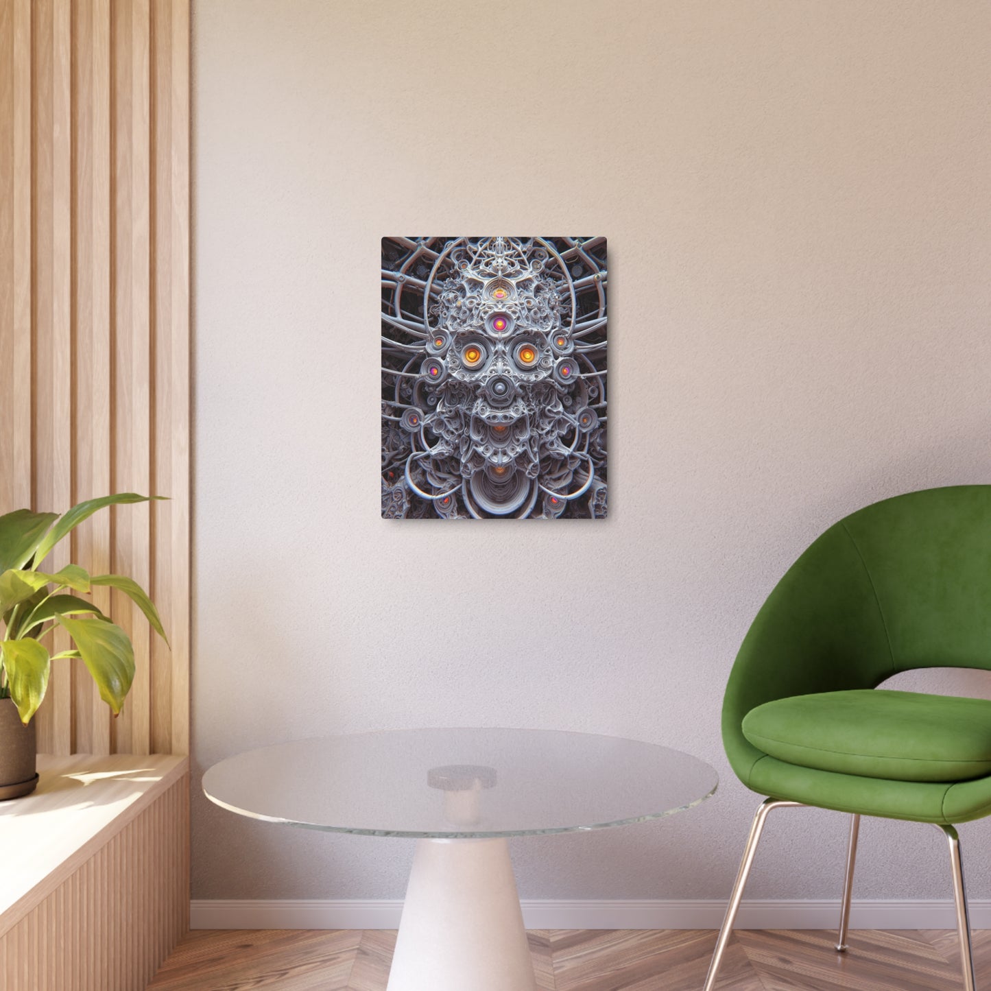 Oscillating Spire Testament - Metal Print