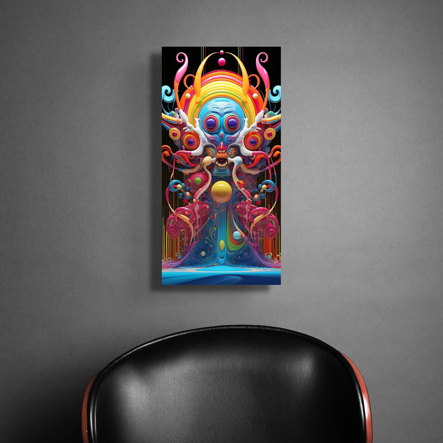 Cosmic Fusion Rave - canvas print