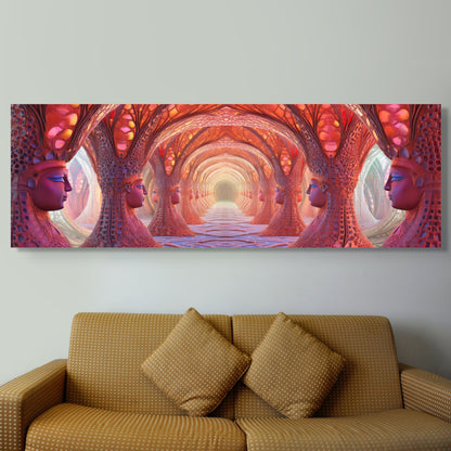 Enchanted Circuit Garden - canvas print