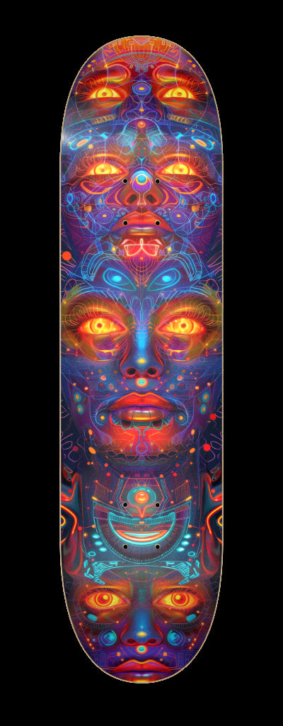 Eyes of the Oracle - Skate Deck