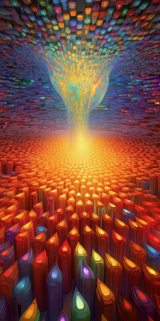 Life Energy Cosmoscape - canvas print