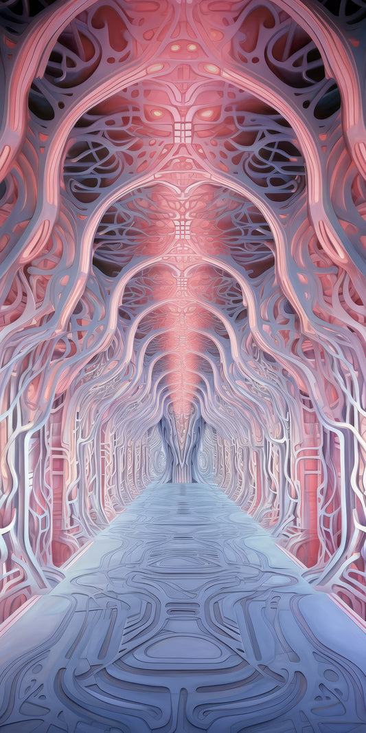 Neural Passage - canvas print