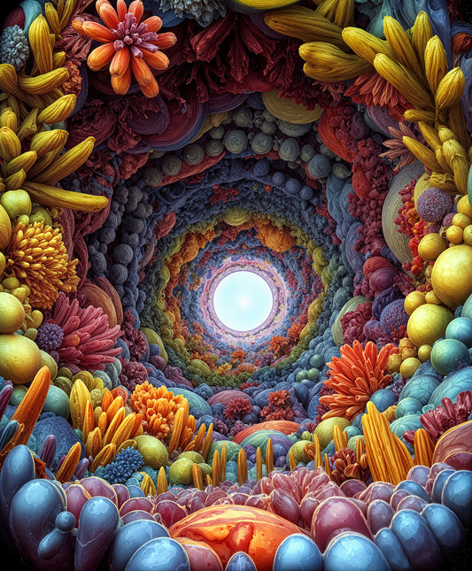 Bloom of the Infinite Spiral - Picnic Blanket