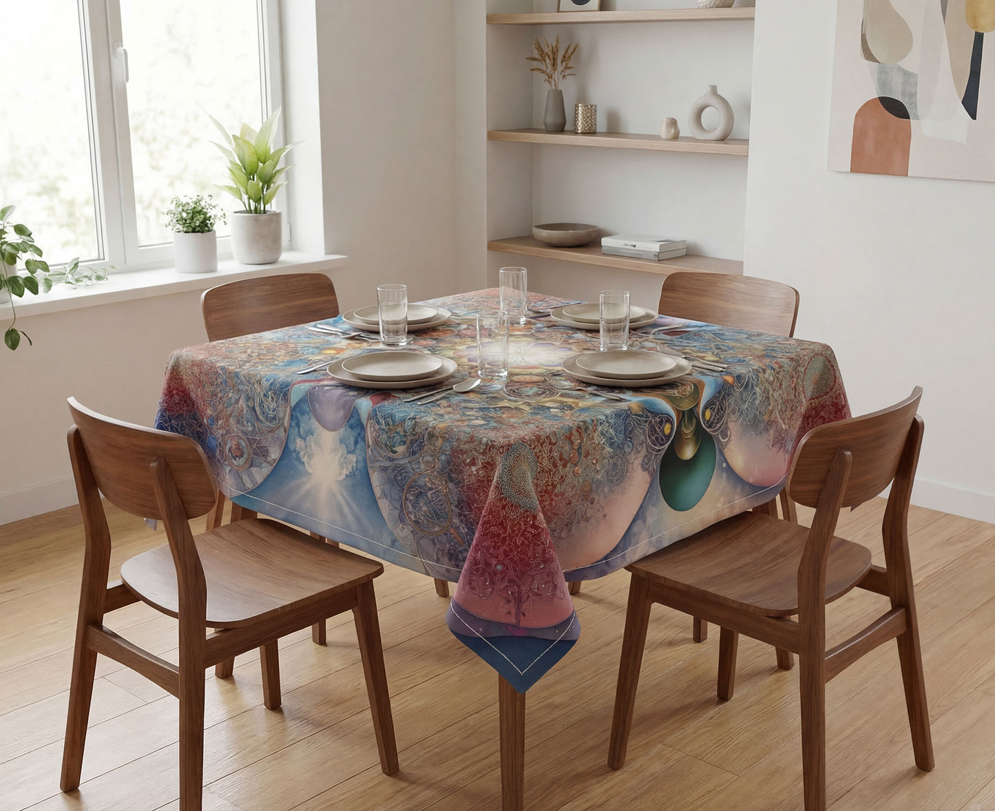 Celestial Tapestry of Harmony - Tablecloth