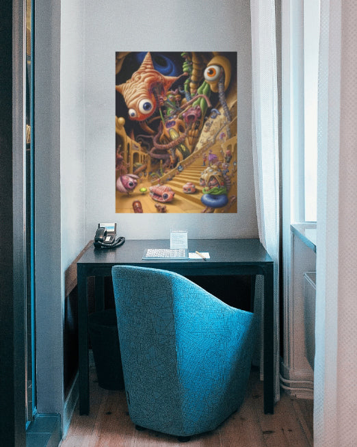 Chthonic Pilgrimage - Satin Poster