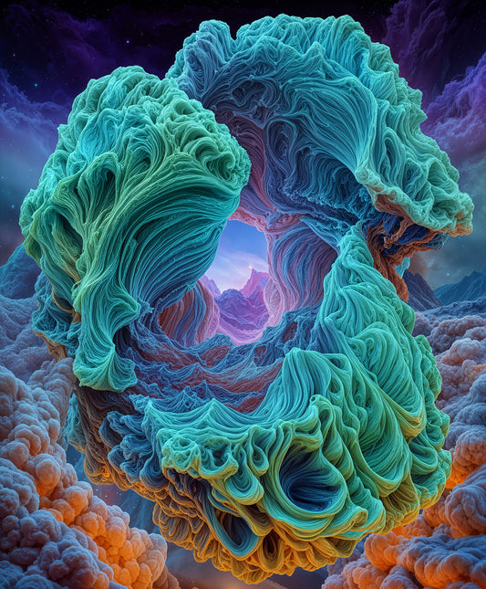 Eclipse of the Luminous Veil - Crushed Velvet Blanket