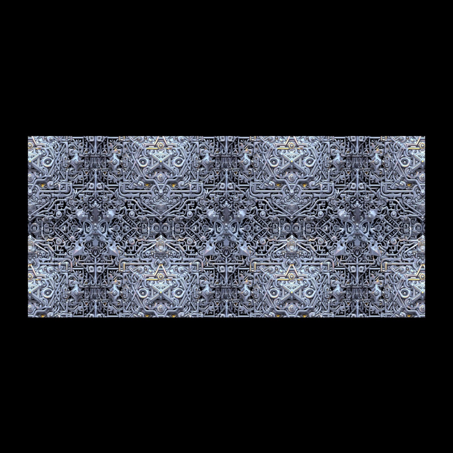 Harmonic Web of Metallic Echoes - Pillowcase