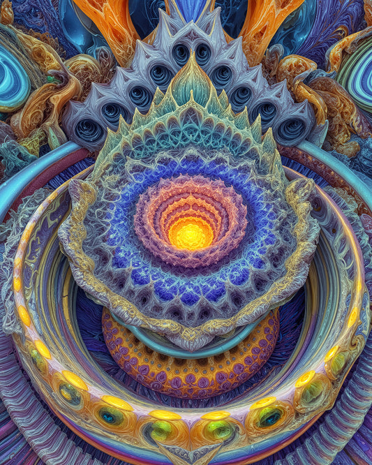 Lotus of the Eternal Dawn - Minky Blanket