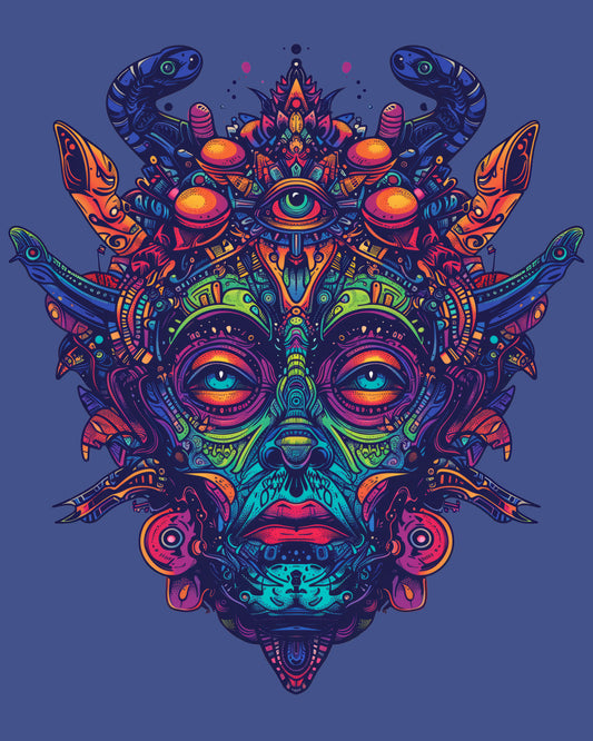 Oracle of the Coiled Signal - Hooded Long Sleeve Tee