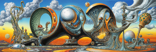 Palimpsest Horizons - Canvas Print