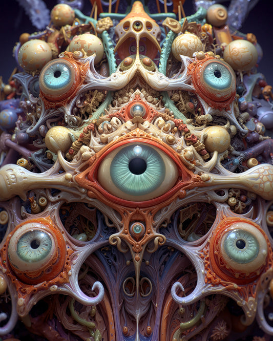 Spectral Orb Communion - Wall Tapestry