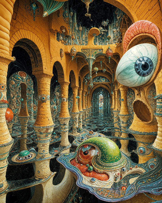 Spirewoven Canticles - Framed Art Print