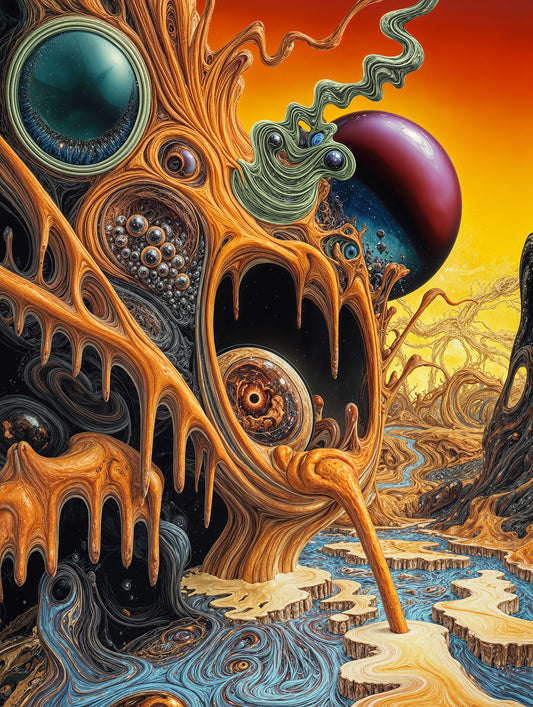 Symbiote Erosion Sequence - Framed Art Print