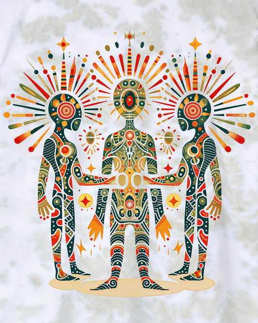 Trinity of Light - Tie-Dyed T-Shirt (Unisex)