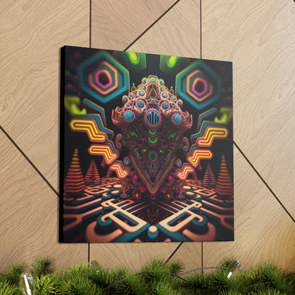 Encounter in the Tryptamine Realm - canvas print
