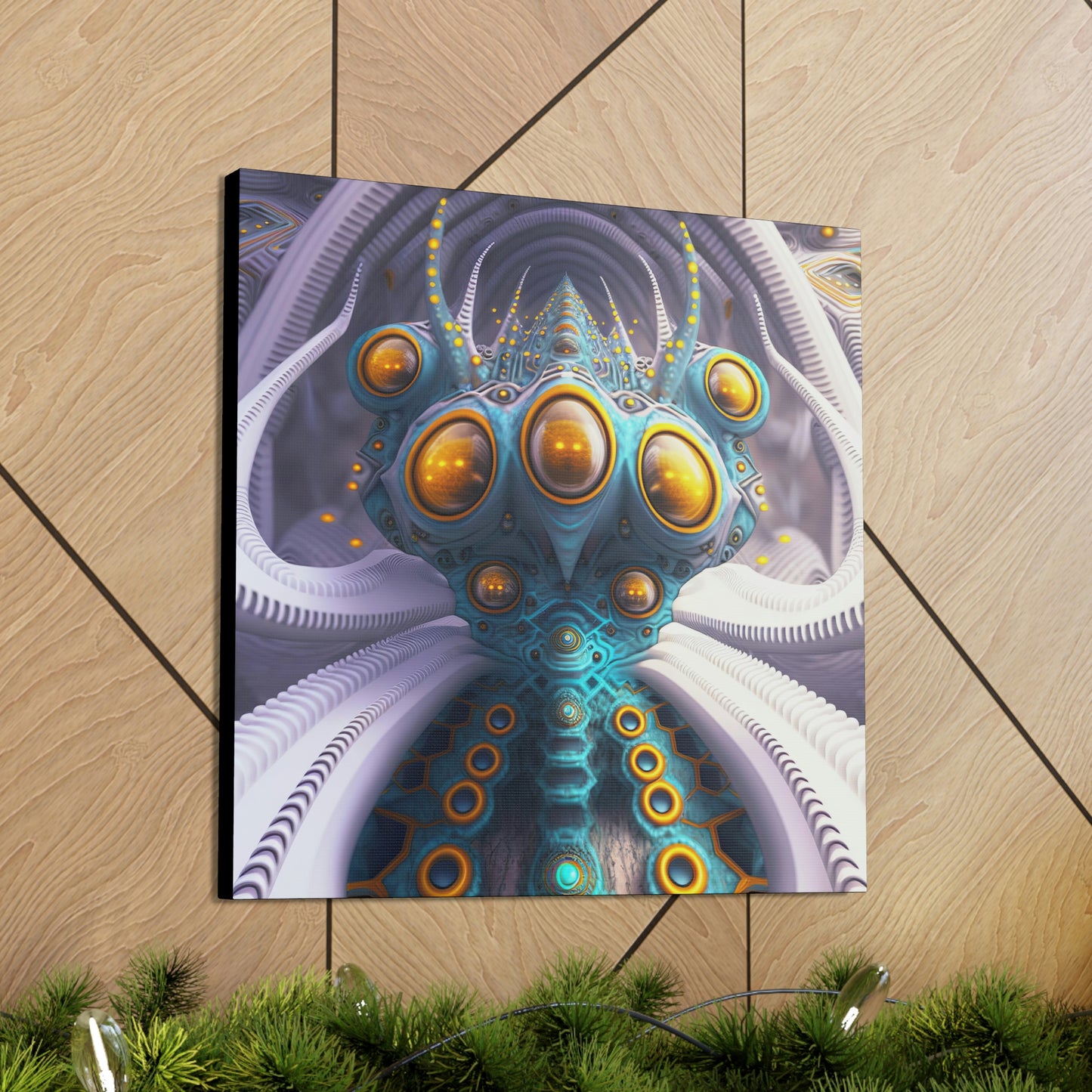 Intergalactic Watcher - canvas print