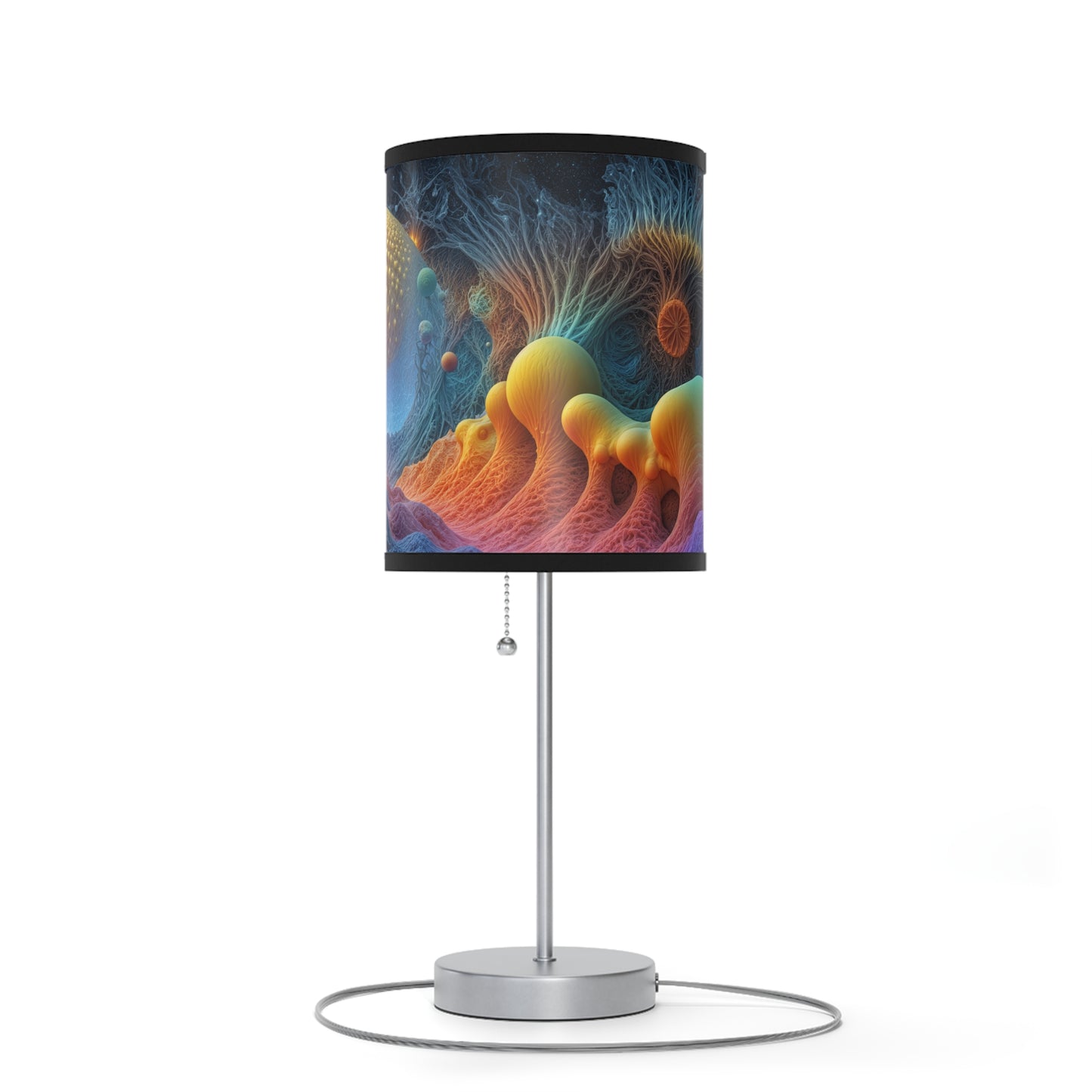 Ethereal Cavern of Celestial Waves - Lamp on a Stand