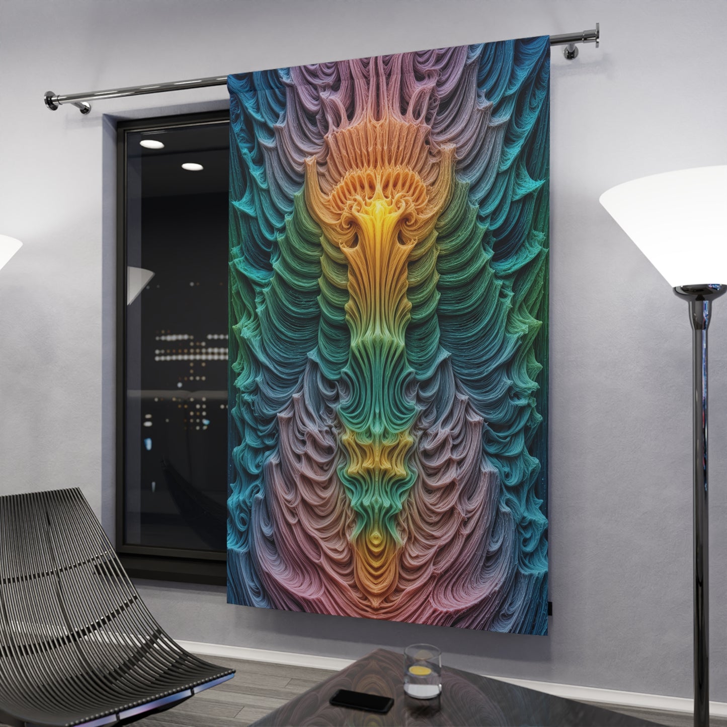 Luminescent Veil of Harmony - Window Curtains