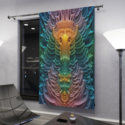 Luminescent Veil of Harmony - Window Curtains