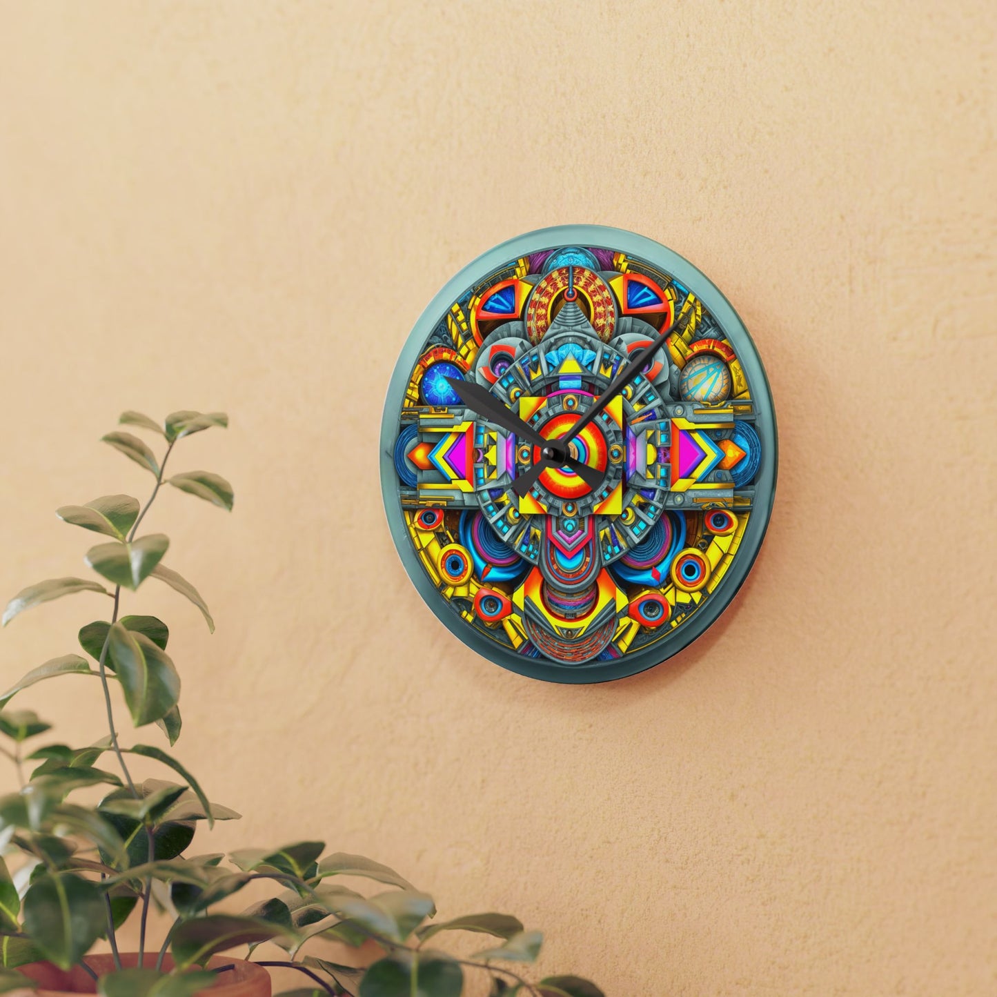 Chromatic Vortex of Eternity - Wall Clock
