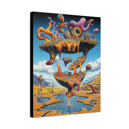Mnemonic Cascade - Canvas Print