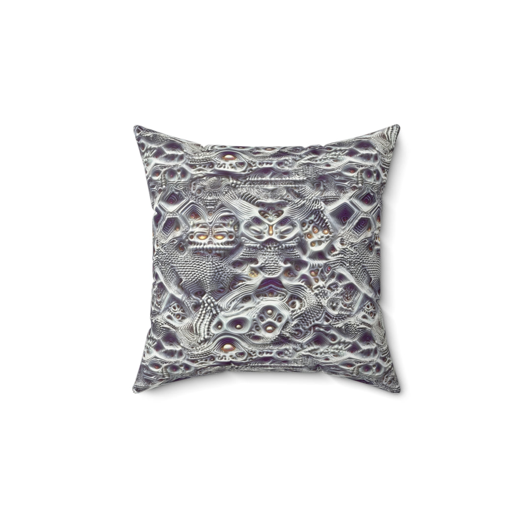 Mystic Tapestry of Echoes - Pillow (Faux Suede)