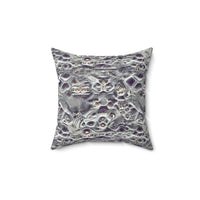 Mystic Tapestry of Echoes - Pillow (Faux Suede)
