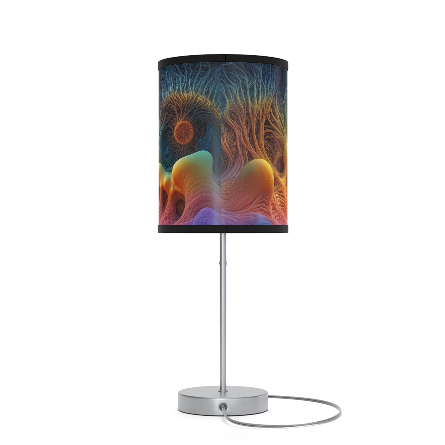 Ethereal Cavern of Celestial Waves - Lamp on a Stand