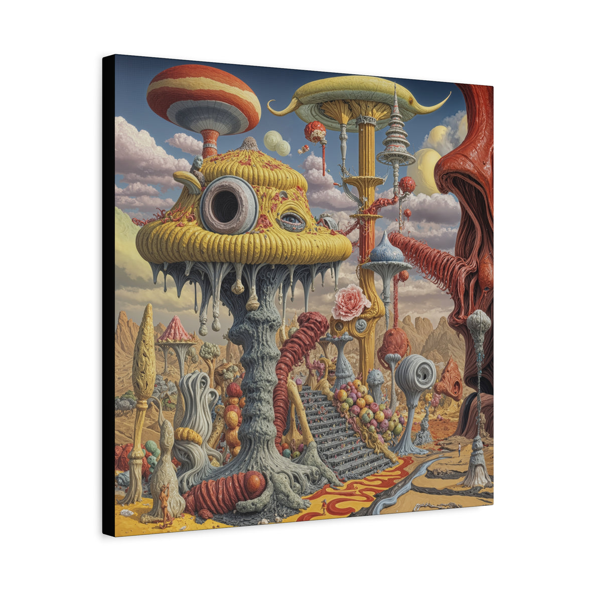Mused by Fungal Cathedra - Canvas Print