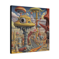 Mused by Fungal Cathedra - Canvas Print