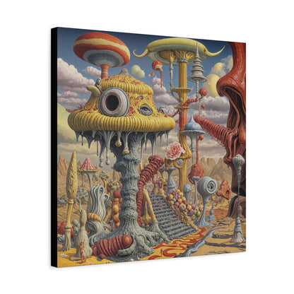 Mused by Fungal Cathedra - Canvas Print